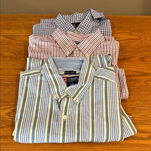 Chaps Men's Striped Shirts - Multi-Color